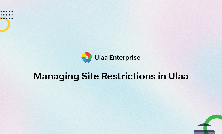 Site Restrictions